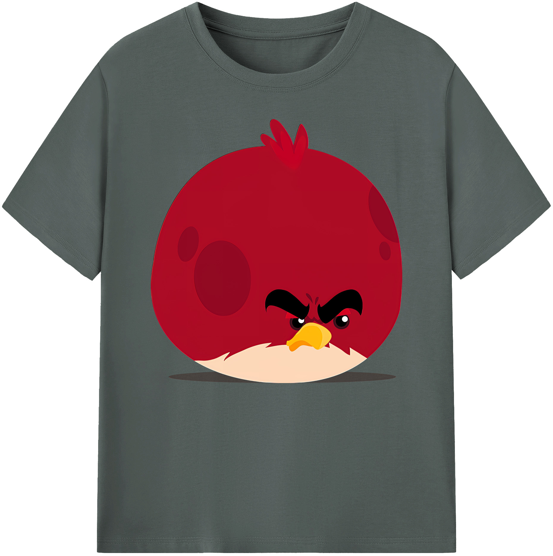 （画像用） Angry Birds アングリーバード 綿100％ メンズ半袖Tシャツ｜肌触りやわらか＆通気性